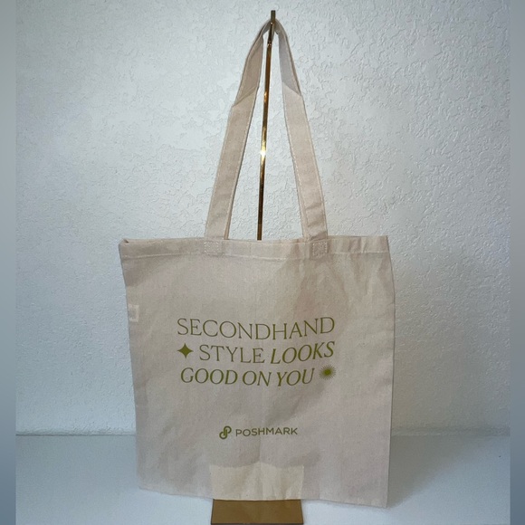 💚Poshmark Canvas Carrier Tote - Picture 5 of 5